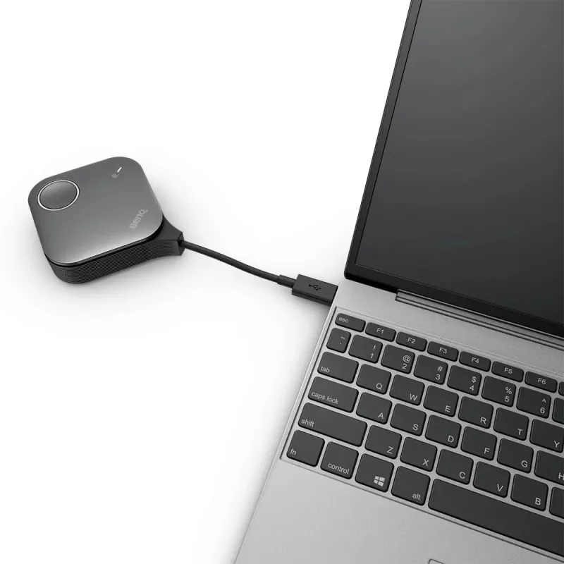 Sistema de apresentação sem fios BenQ InstaShow VS25 HDMI Desktop, Wi‑Fi 6, até 2400 Mbps, antena externa, preto