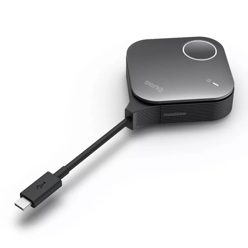 Sistema de apresentação sem fios BenQ InstaShow VS25 HDMI Desktop, Wi‑Fi 6, até 2400 Mbps, antena externa, preto