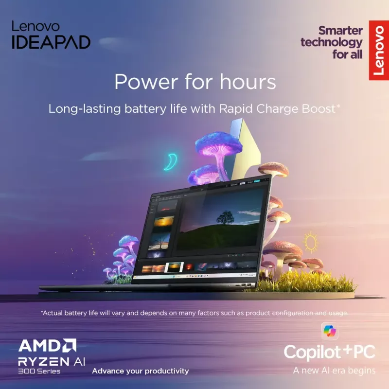 Portátil Lenovo IdeaPad Slim 5 — Ryzen 7 7735HS, 14 polegadas WUXGA IPS 300 Nits, 16 GB RAM, 1 TB SSD, AMD Radeon 680M, leitor de cartões microSD, Windows 11 Home