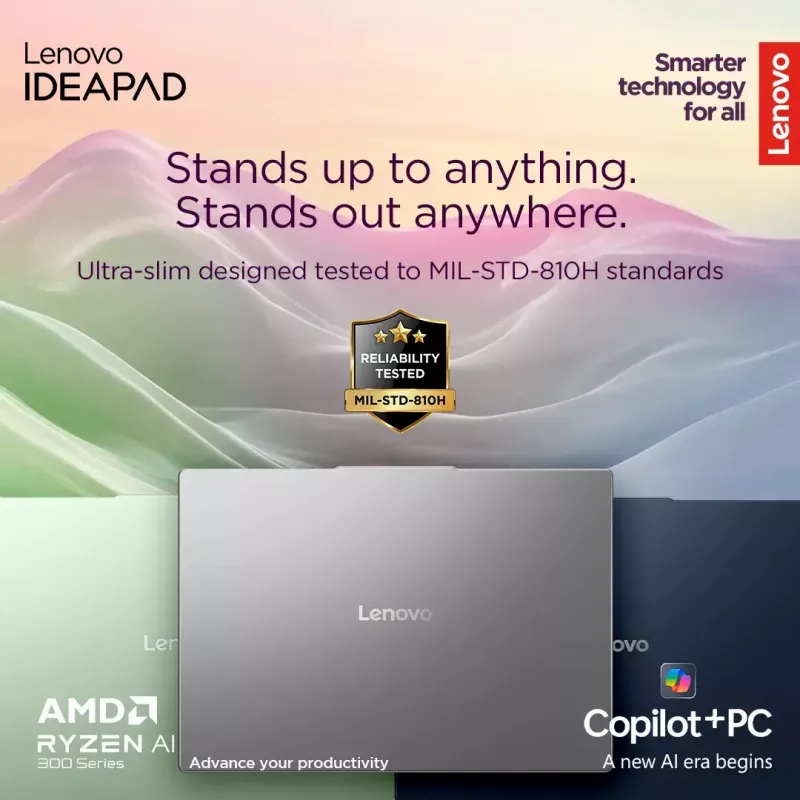 Portátil Lenovo IdeaPad Slim 5 — Ryzen 7 7735HS, 14 polegadas WUXGA IPS 300 Nits, 16 GB RAM, 1 TB SSD, AMD Radeon 680M, leitor de cartões microSD, Windows 11 Home