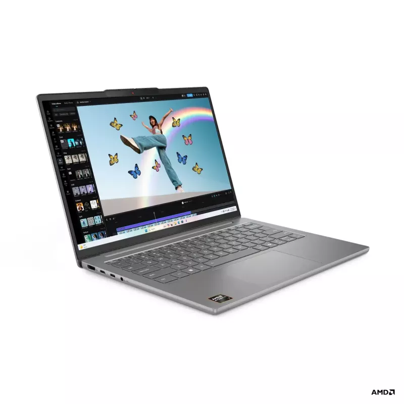 Portátil Lenovo IdeaPad Slim 5 — Ryzen 7 7735HS, 14 polegadas WUXGA IPS 300 Nits, 16 GB RAM, 1 TB SSD, AMD Radeon 680M, leitor de cartões microSD, Windows 11 Home