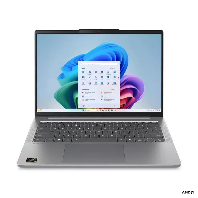 Portátil Lenovo IdeaPad Slim 5 — Ryzen 7 7735HS, 14 polegadas WUXGA IPS 300 Nits, 16 GB RAM, 1 TB SSD, AMD Radeon 680M, leitor de cartões microSD, Windows 11 Home