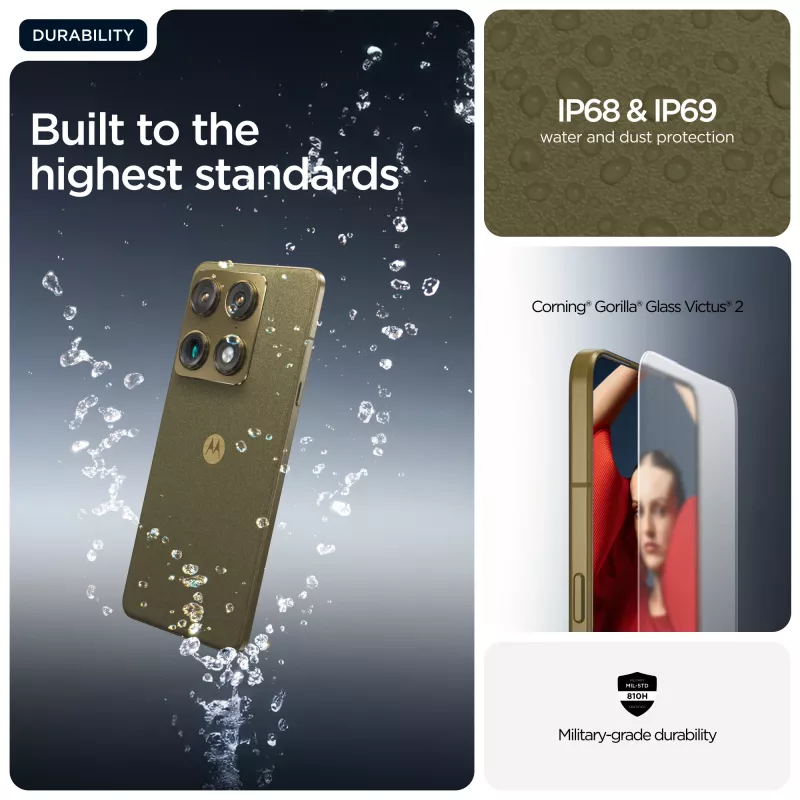 Motorola signature 17,2 cm (6,78 polegadas) Dual SIM Android 16.0 5G USB Type-C 16 GB 512 GB 5200 mAh dourado