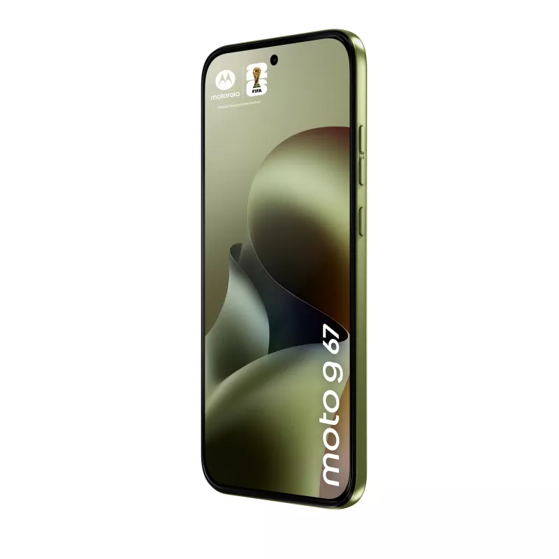 Smartphone Motorola moto g67 6,8 polegadas (17,3 cm) 5G, MediaTek Dimensity 6300 2,4 GHz, 4 GB RAM, 128 GB, 5200 mAh, Hybrid Dual SIM, verde