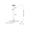 Suporte de teto para projetor MULTIBRACKETS M HD ajustável 620–800 mm, branco, máx. 30 kg