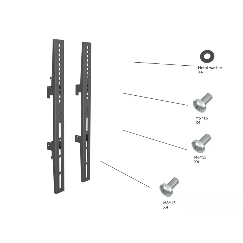 Braço de montagem para ecrã plano Multibrackets M Pro Series Fixed Arms 400 mm