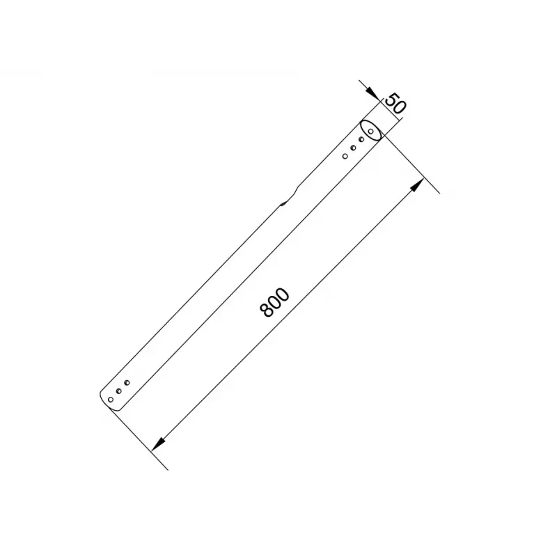 Tubo de extensão Multibrackets M Pro Series Extension Pipe 0.8m Preto