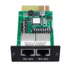 Placa de gestão de rede APC SRVSMB001 – interface RS-485, 52×80×26 mm, preto/verde