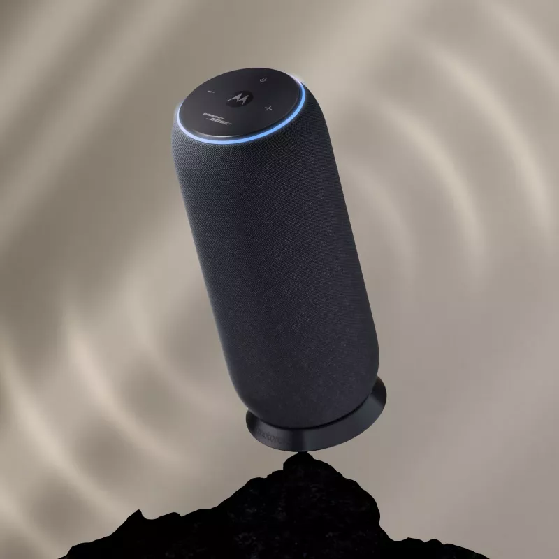 Altifalante portátil mono Motorola moto sound flow Carbon – 30 W RMS, USB-C, sem fios, caixa em tecido