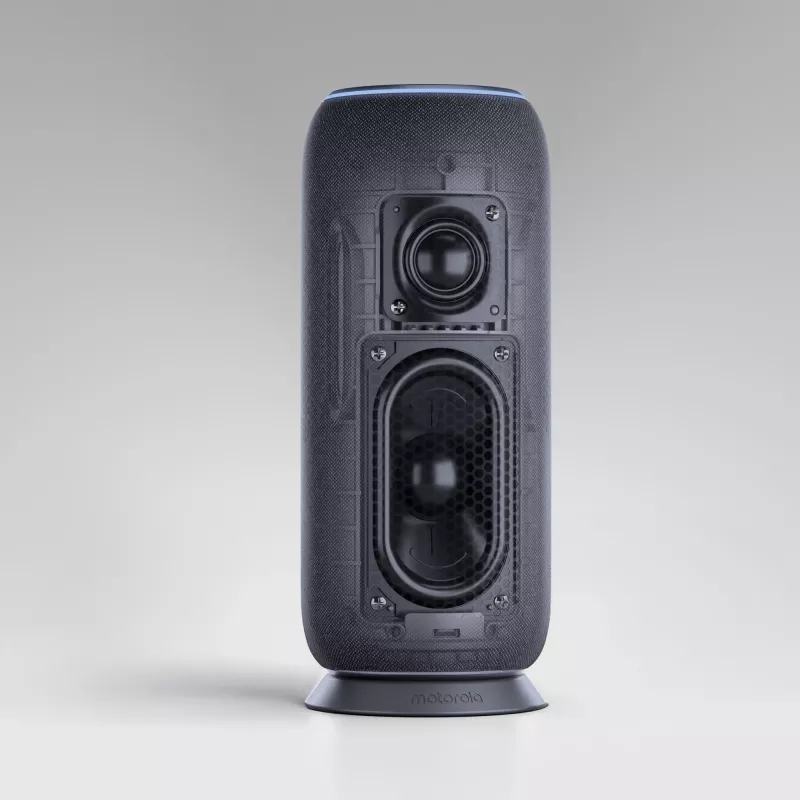 Altifalante portátil mono Motorola moto sound flow Carbon – 30 W RMS, USB-C, sem fios, caixa em tecido
