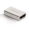 Acoplador Lindy HDMI 2.1 fêmea-fêmea, HDMI 2.1, HDMI 2.1, Prateado