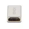 Acoplador Lindy HDMI 2.1 fêmea-fêmea, HDMI 2.1, HDMI 2.1, Prateado