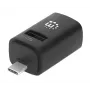 Hub USB-C 3 portas Manhattan, ULTRA COMPACTO, 3 portas USB-A (1x 5 Gbps USB 3.2 Gen1 aka USB 3.0, 3 x 480 Mbps USB 2.0), alimentado por USB (não requer fonte de alimentação externa)