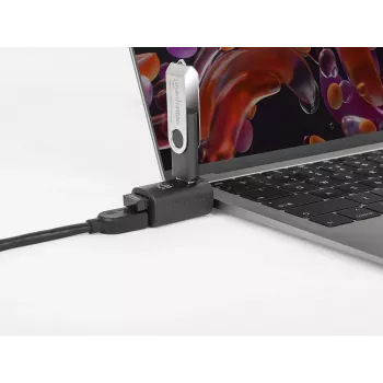 Hub USB-C 3 portas Manhattan, ULTRA COMPACTO, 3 portas USB-A (1x 5 Gbps USB 3.2 Gen1 aka USB 3.0, 3 x 480 Mbps USB 2.0), alimentado por USB (não requer fonte de alimentação externa)