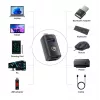 Hub USB-C 3 portas Manhattan, ULTRA COMPACTO, 3 portas USB-A (1x 5 Gbps USB 3.2 Gen1 aka USB 3.0, 3 x 480 Mbps USB 2.0), alimentado por USB (não requer fonte de alimentação externa)