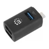Hub USB-C 3 portas Manhattan, ULTRA COMPACTO, 3 portas USB-A (1x 5 Gbps USB 3.2 Gen1 aka USB 3.0, 3 x 480 Mbps USB 2.0), alimentado por USB (não requer fonte de alimentação externa)