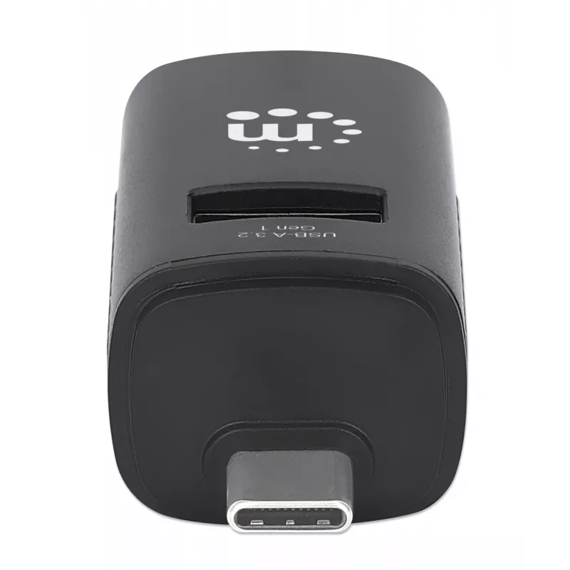 Hub USB-C 3 portas Manhattan, ULTRA COMPACTO, 3 portas USB-A (1x 5 Gbps USB 3.2 Gen1 aka USB 3.0, 3 x 480 Mbps USB 2.0), alimentado por USB (não requer fonte de alimentação externa)