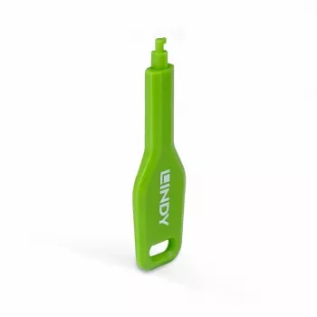 Chave de bloqueio de porta SFP Lindy, verde, chave de bloqueio de porta, SFP, verde, acrilonitrilo-butadieno-estireno (ABS), 1 unid., saco de plástico