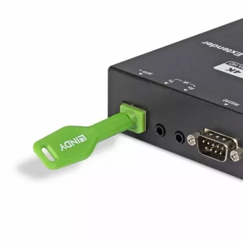 Chave de bloqueio de porta SFP Lindy, verde, chave de bloqueio de porta, SFP, verde, acrilonitrilo-butadieno-estireno (ABS), 1 unid., saco de plástico