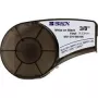 Etiqueta de vinil autoadesiva para impressora Brady M21-375-595-BK, preta, MPN M21-375-595-BK