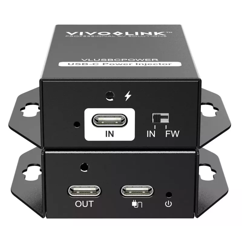 Processador de controlo VivoLink VLUSBCPOWER – interface de alimentação e controlo para sistemas USB-C