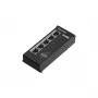 Switch Fast Ethernet PoE não gerido de secretária Teltonika TSF000 — 5× 10/100 RJ-45, IEEE 802.3af/at, DC 7–57 V, preto