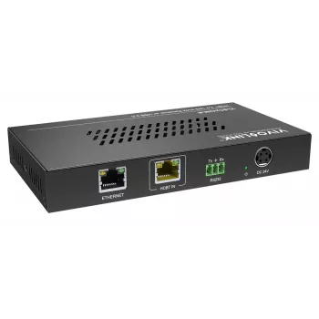 Escalador de vídeo Vivolink VLSC242M, caixa metálica, HDCP 1.4/2.2, AC 110–230V, 250×200×44 mm