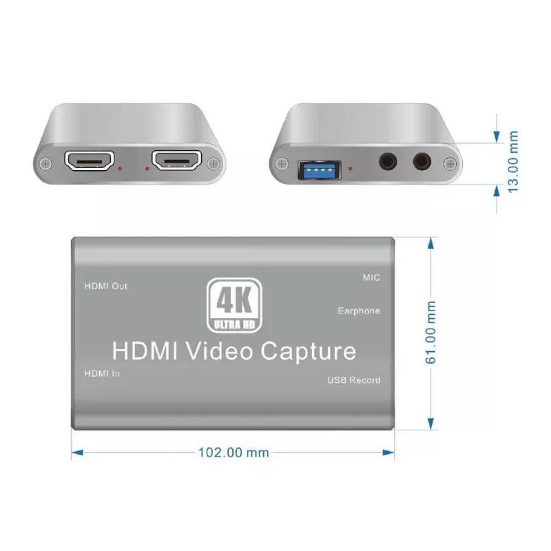 Gravador de vídeo Vivolink VLCAPTURE1 HDMI