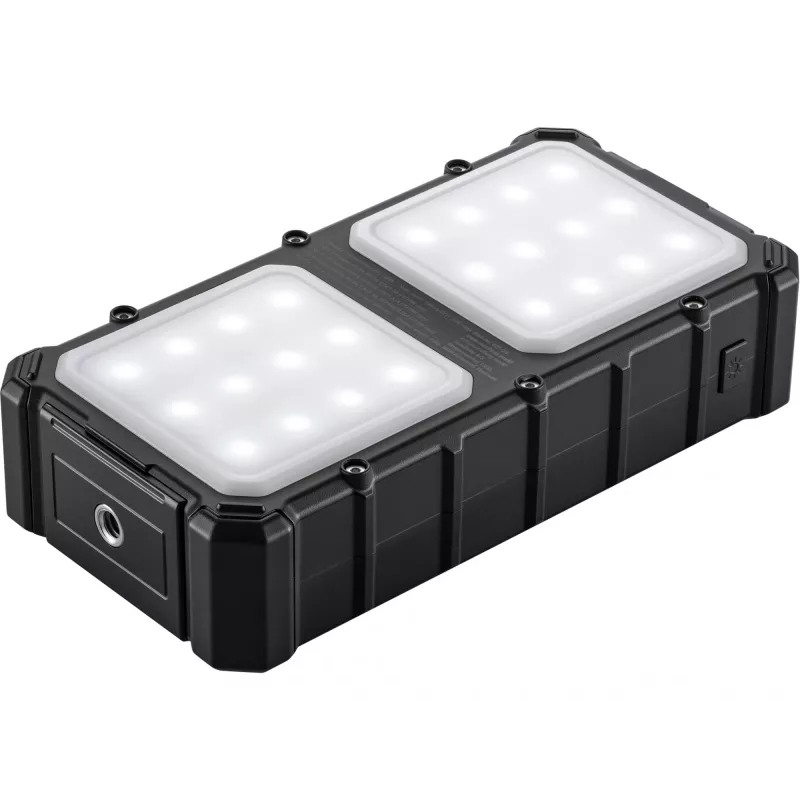 Powerbank solar Sandberg CampLED 20000, 20000 mAh, Programmable Power Supply (PPS), 3,7 V, 15 W, preto