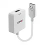 Conversor Lindy HDMI 18G para DisplayPort 1.2, 0,095 m, HDMI Type-A (standard), DisplayPort, conector fêmea, conector macho, reto