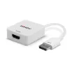 Conversor Lindy HDMI 18G para DisplayPort 1.2, 0,095 m, HDMI Type-A (standard), DisplayPort, conector fêmea, conector macho, reto
