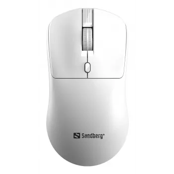 Rato sem fios Sandberg Saver branco, ambidestro, RF Wireless, 1600 DPI, branco