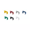 Cabo de rede Lanview LV-6AFTP-FLEX-ANG-005W-S — blindado FTP, flexível, ficha angular, 0,05 m, branco