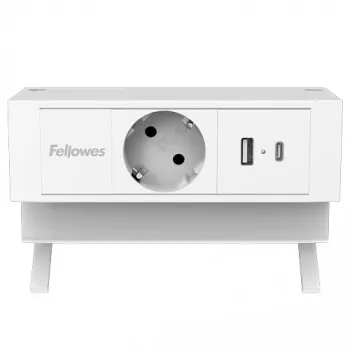 Extensão de alimentação Fellowes 100137173 2 m 1 tomada(s) AC interior branco