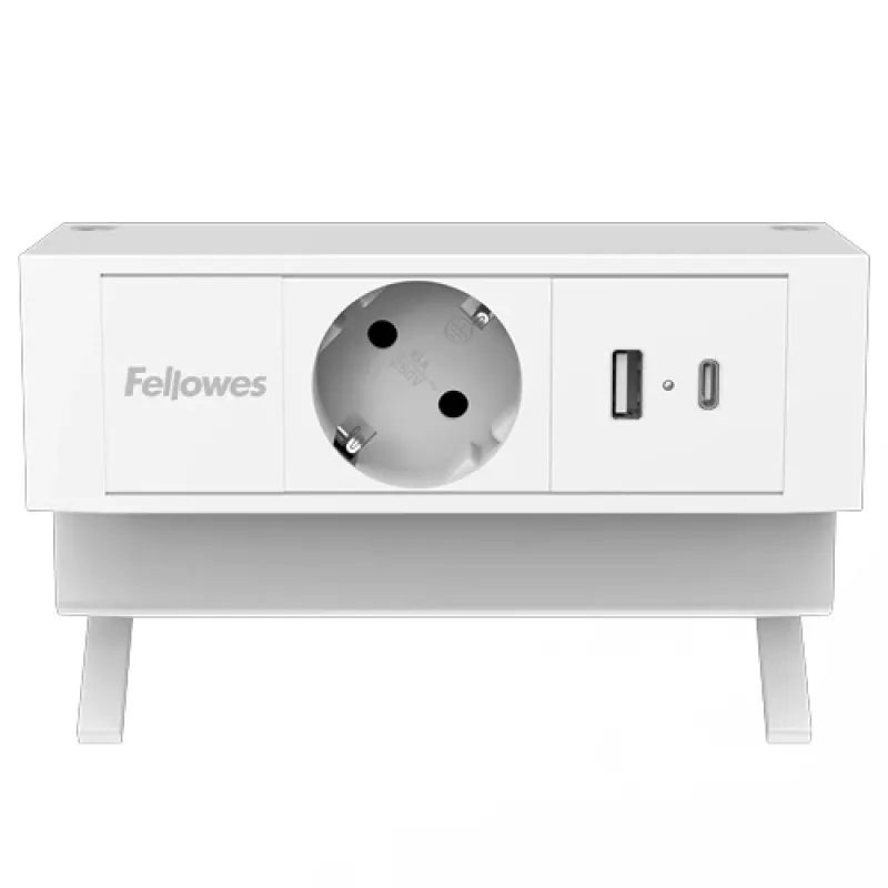 Extensão de alimentação Fellowes 100137173 2 m 1 tomada(s) AC interior branco