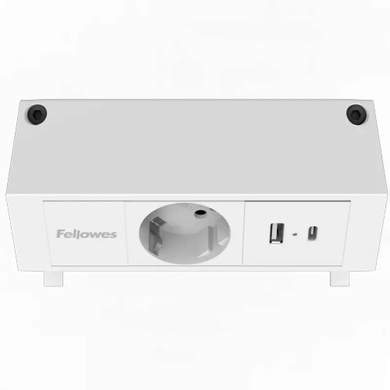 Extensão de alimentação Fellowes 100137173 2 m 1 tomada(s) AC interior branco