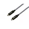 Cabo USB-C para USB-C EQUIP 2,0 m — USB 3.2 Gen 2x2, 20 Gbps, PD 240W, 4K/60Hz, preto