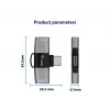 Adaptador USB-C OTG 2-em-1 EQUIP 133479 — 100W PD, 10Gbit/s, 1x USB-C para 2x USB-C, cinzento