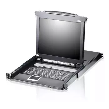 ATEN CL5708N Consola de rack 48,3 cm (19 polegadas) preto 1HE