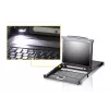 ATEN Switch KVM LCD 8 portas 19 polegadas (USB - PS/2 VGA) com porta periférica USB