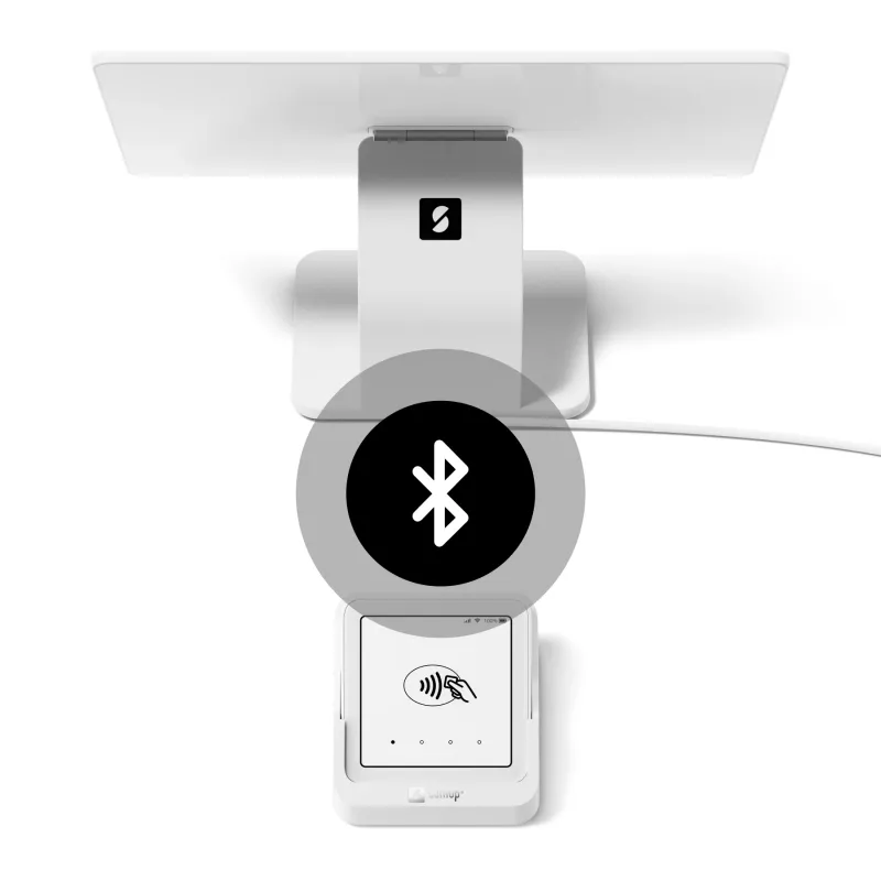 SumUp POS Lite & Solo 33 cm (13 polegadas) 1920 x 1080 Pixel Ecrã tátil Branco