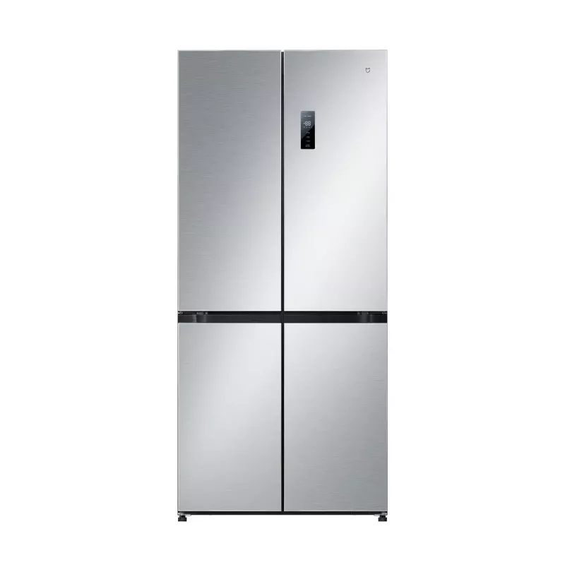Frigorífico side-by-side independente Xiaomi Mijia Cross Door 502L – Total 502 L (frigorífico 326 L / congelador 176 L), No Frost, classe de eficiência energética E, altura 191,2 cm, 37 dB, Prateado escovado