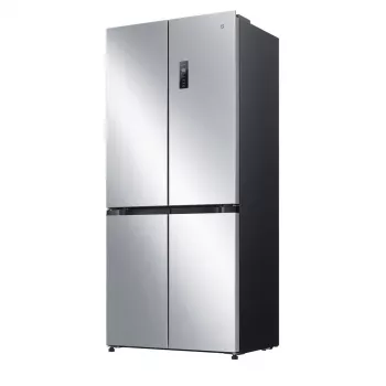 Frigorífico side-by-side independente Xiaomi Mijia Cross Door 502L – Total 502 L (frigorífico 326 L / congelador 176 L), No Frost, classe de eficiência energética E, altura 191,2 cm, 37 dB, Prateado escovado