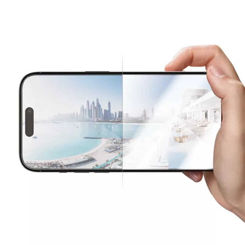 Película protetora de ecrã PanzerGlass® Anti-Reflective iPhone 14 Pro | Ultra-Wide Fit com EasyAligner