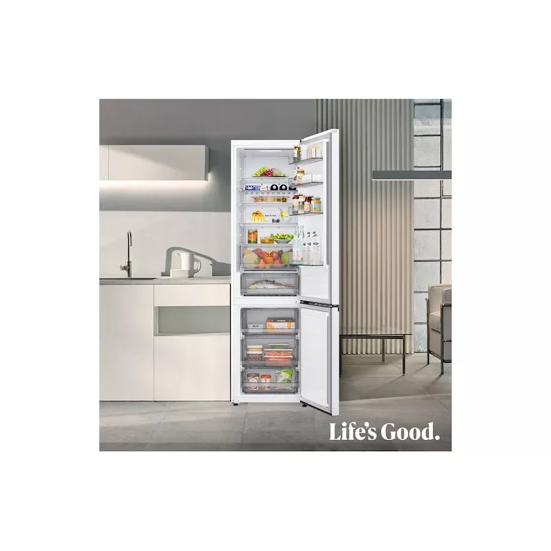 Combinado frigorífico-congelador LG GBBS322CSW de instalação livre 375 L branco