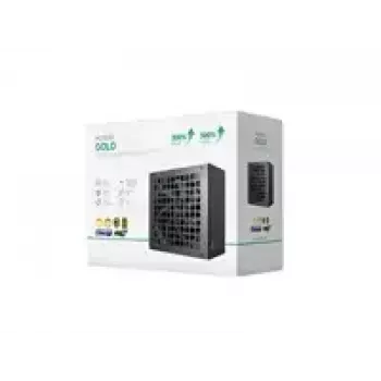 Fonte de alimentação DeepCool GAMERSTORM PQ750G 750W, ventoinha de 120mm, totalmente modular, 80+ Gold, ATX 3.1, preto
