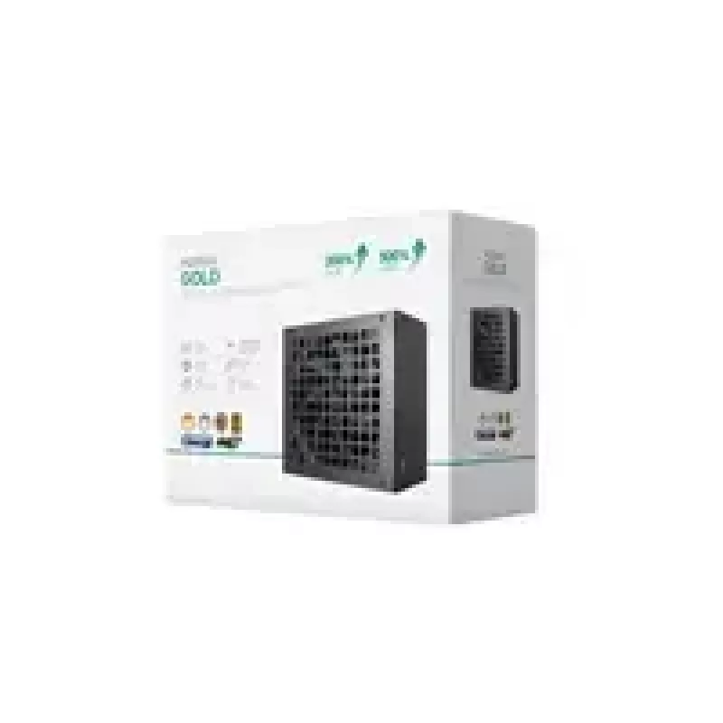Fonte de alimentação DeepCool GAMERSTORM PQ850G 850W, ventoinha de 120mm, totalmente modular, 80+ Gold, ATX 3.1, preto