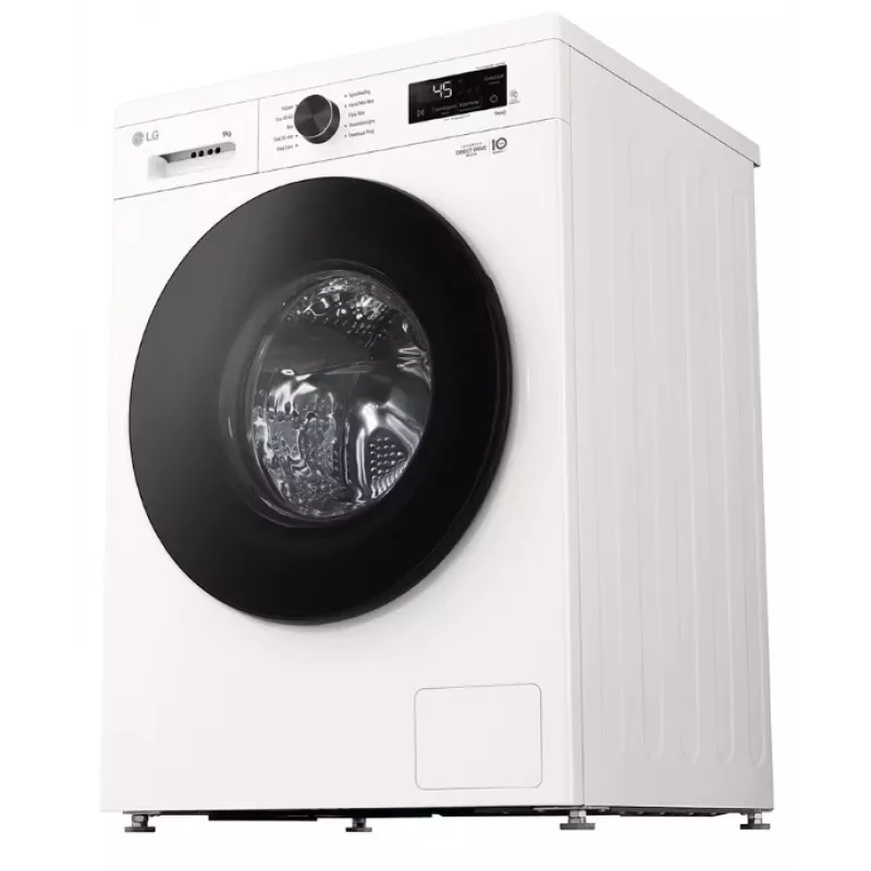 Máquina de lavar de carga frontal LG F4X1009NWB — 9 kg, 1310 rpm, Classe A, branca