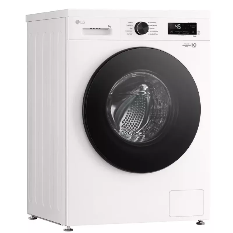 Máquina de lavar de carga frontal LG F4X1009NWB — 9 kg, 1310 rpm, Classe A, branca