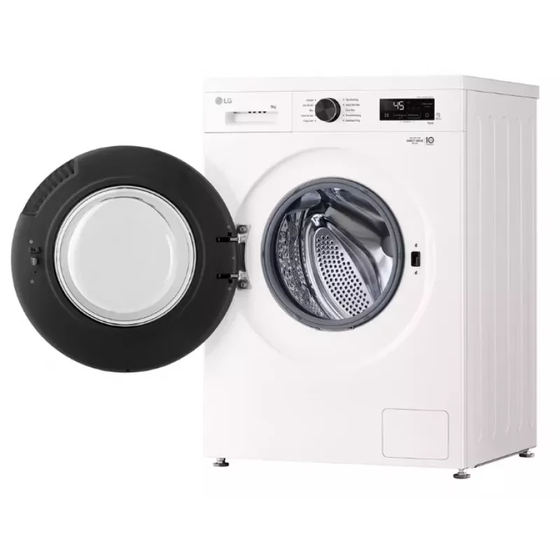 Máquina de lavar de carga frontal LG F4X1009NWB — 9 kg, 1310 rpm, Classe A, branca